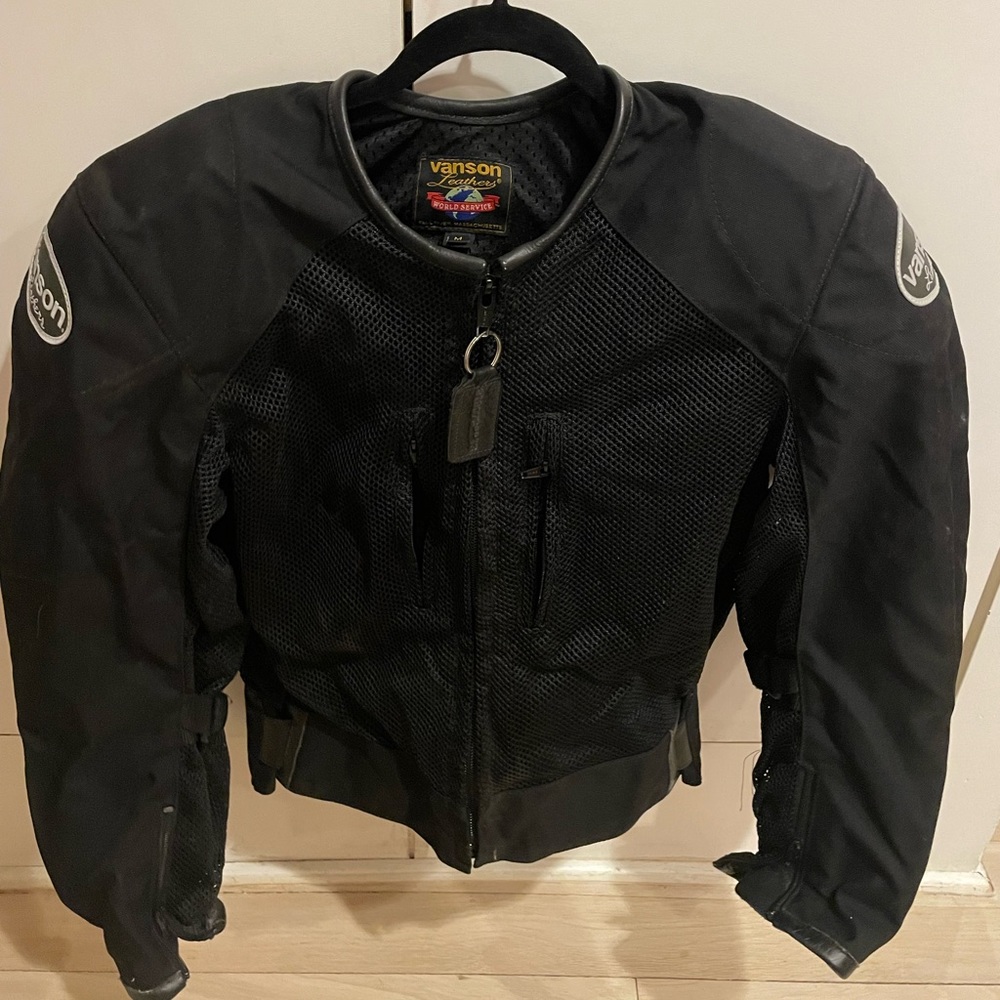 Vanson motorcycle jacket size M men’s